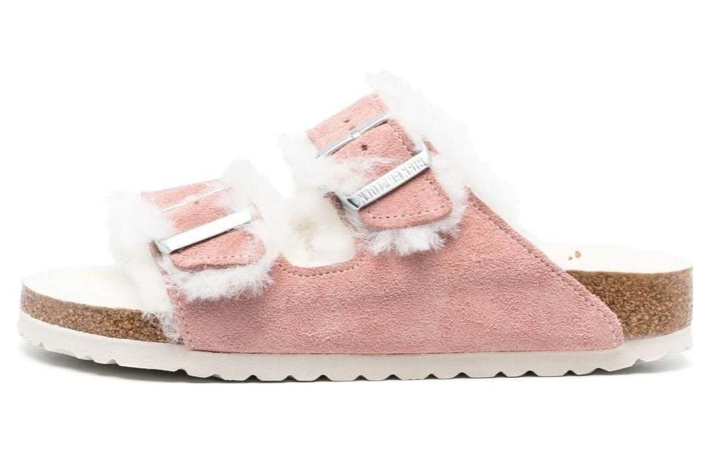 Buy (W) Birkenstock Arizona Shearling 'Pink Comfort' - Sandal Kenyamanan Merah Muda 1023258