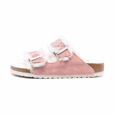 (W) Birkenstock Arizona Shearling 'Pink CMFT'