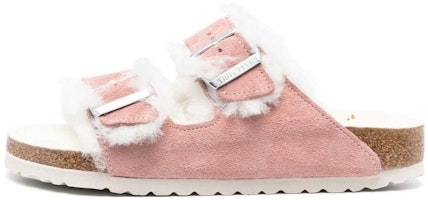 (Women) Birkenstock Arizona Shearling 'Pink Comfort' 1023258 (Women) Birkenstock Arizona Shearling 'Pink Comfort' 1023258