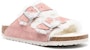 (W) Birkenstock Arizona Shearling 'Pink Comfort' Lelaran Kasual 1023258