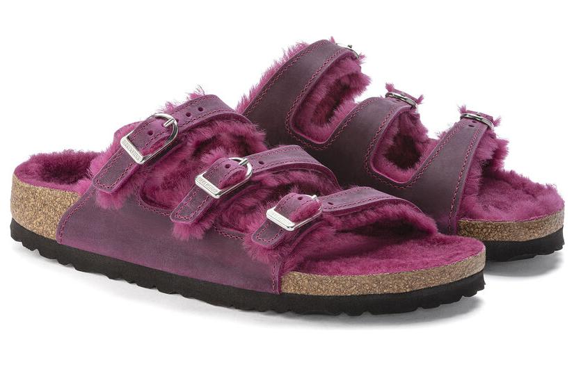 Lookbook (Women) Birkenstock Arizona Shearling 'Purple Red' 1023575