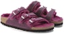 (W) Birkenstock Arizona Shearling 'Ungu Merah' 1023575