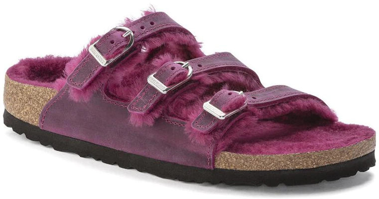(W) Birkenstock Arizona Shearling 狭窄款 '紫色' 1023529 Order (W) Birkenstock Arizona Shearling 狭窄款 '紫色' 1023529