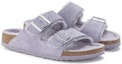 Shop (W) Birkenstock Arizona Shearling Kulit Sempit 'Purple Fog' 1023256