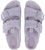 (W) Birkenstock Arizona Shearling Kulit Sempit 'Purple Fog' 1023256