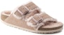 (W) Birkenstock Arizona Shearling Suede Merah Jambu Muda 1020411/1020389
