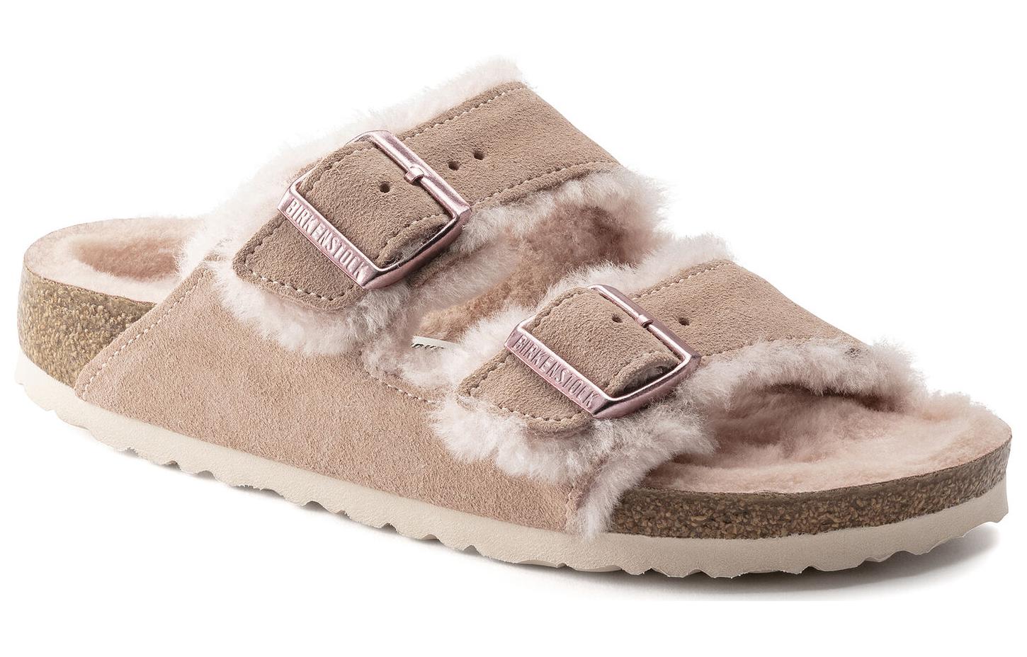 Order (W) Birkenstock Arizona Shearling Ante Rosa Claro 1020411/1020389