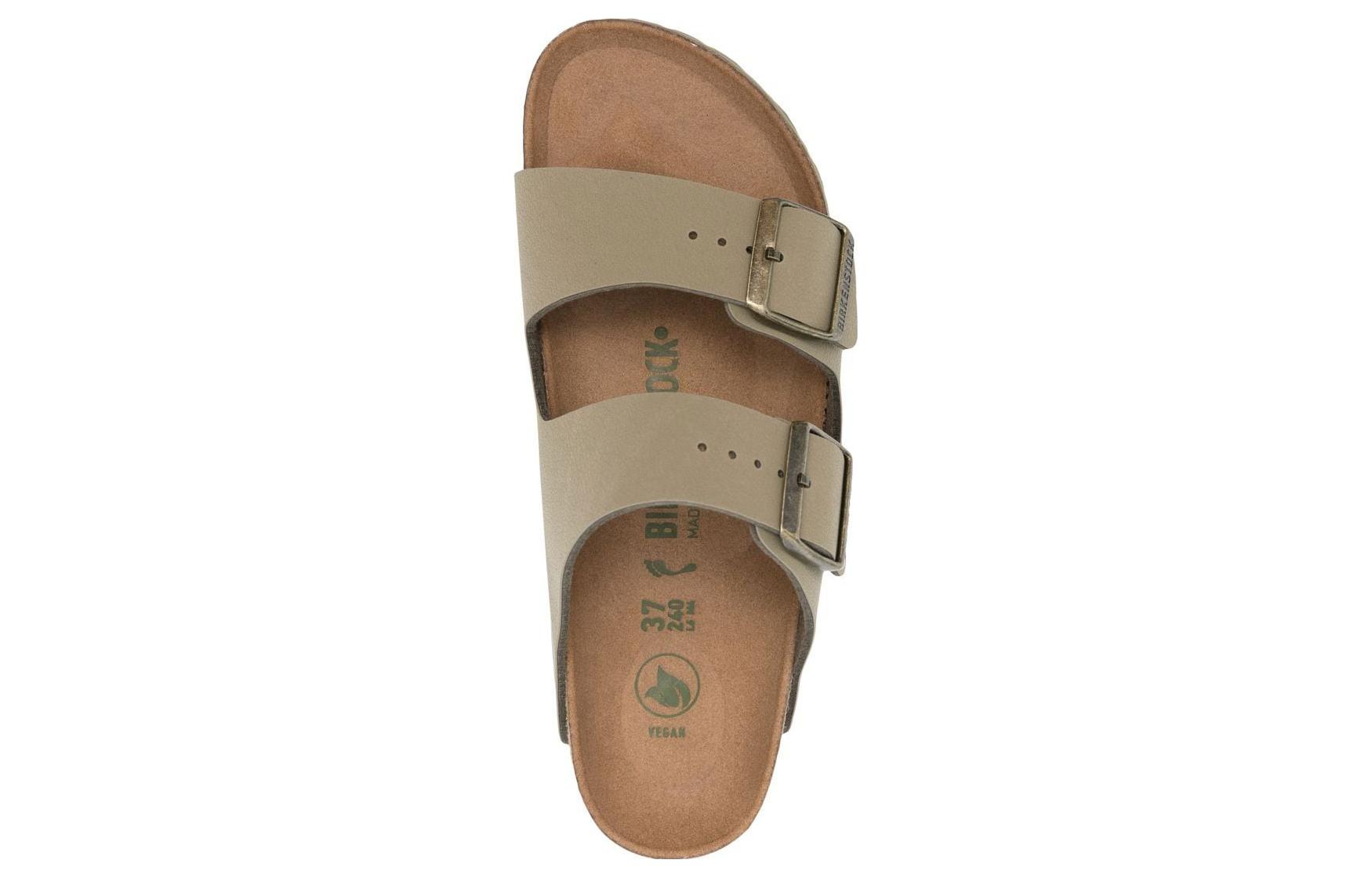 (W) Birkenstock Arizona Soft Footbed 'Khaki Leather' 圖 4