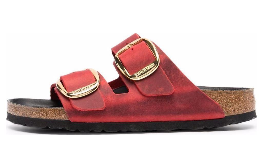 Buy (Women) Birkenstock Arizona Soft Footbed 'Red Leather' 1020163