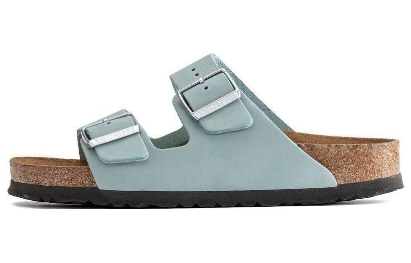 Buy (Women) Birkenstock Arizona Soft Footbed Narrow 'Faded Aqua' 1021446