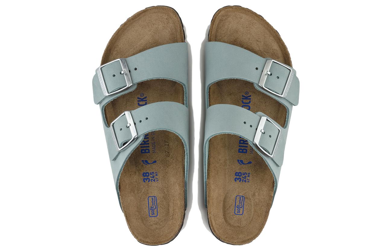 (W) Birkenstock Arizona Soft Footbed Narrow 'Faded Aqua' 圖 2