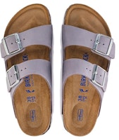 (W) Birkenstock Arizona软底狭窄款 '紫雾' 努布克皮革鞋 1024241 Shop (W) Birkenstock Arizona软底狭窄款 '紫雾' 努布克皮革鞋 1024241