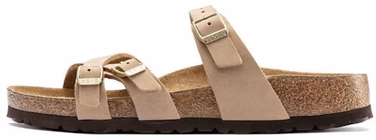 (Women) Birkenstock Arizona Soft Footbed Suede Leather 'Narrow Sand' 1022973 (Women) Birkenstock Arizona Soft Footbed Suede Leather 'Narrow Sand' 1022973