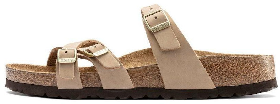 (Women) Birkenstock Arizona Soft Footbed Suede Leather 'Narrow Sand' 1022973 Buy (Women) Birkenstock Arizona Soft Footbed Suede Leather 'Narrow Sand' 1022973