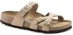 (W) Birkenstock Arizona Soft Footbed Suede Leather 'Narrow Sand' Kulit Kelabu 1022973
