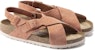 (W) Birkenstock Arizona Soft Footbed Suede Narrow 'Labu' 1022562