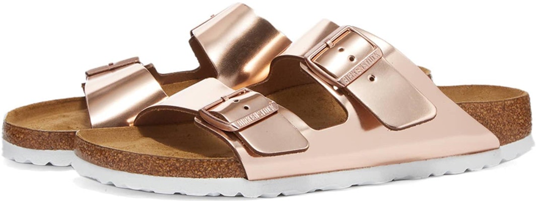 (W) Birkenstock Arizona Softbed Metallic Cooper Wanita Terbaru 952093 Order (W) Birkenstock Arizona Softbed Metallic Cooper Wanita Terbaru 952093