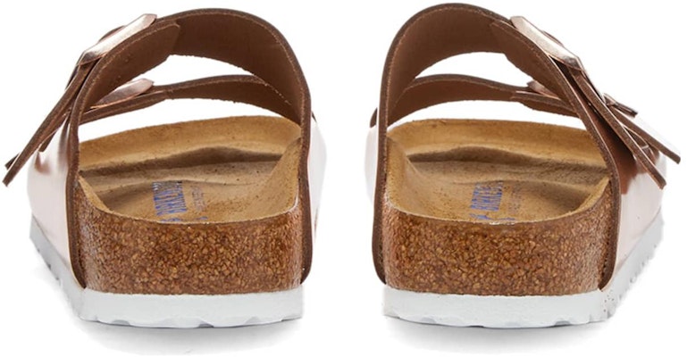 (Women) Birkenstock Arizona Softbed Metallic Cooper 952093 Lookbook (Women) Birkenstock Arizona Softbed Metallic Cooper 952093
