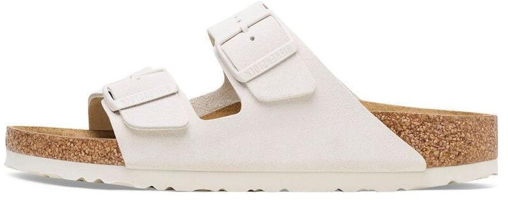 (Women) Birkenstock Arizona Suede Antique White 1026842 Buy (Women) Birkenstock Arizona Suede Antique White 1026842