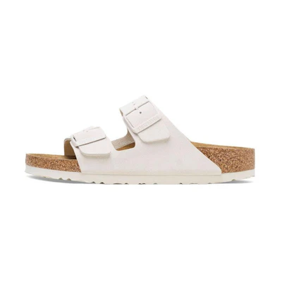 (W) Birkenstock Arizona Suede Antique White