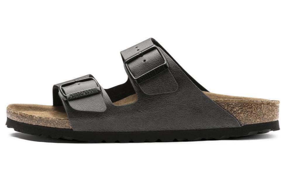 (Women) Birkenstock Arizona Vegan 'Matte Black' 1016626