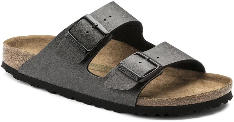 (W) Birkenstock Arizona Veganas 'Negro Mate' 1016626 Lookbook (W) Birkenstock Arizona Veganas 'Negro Mate' 1016626