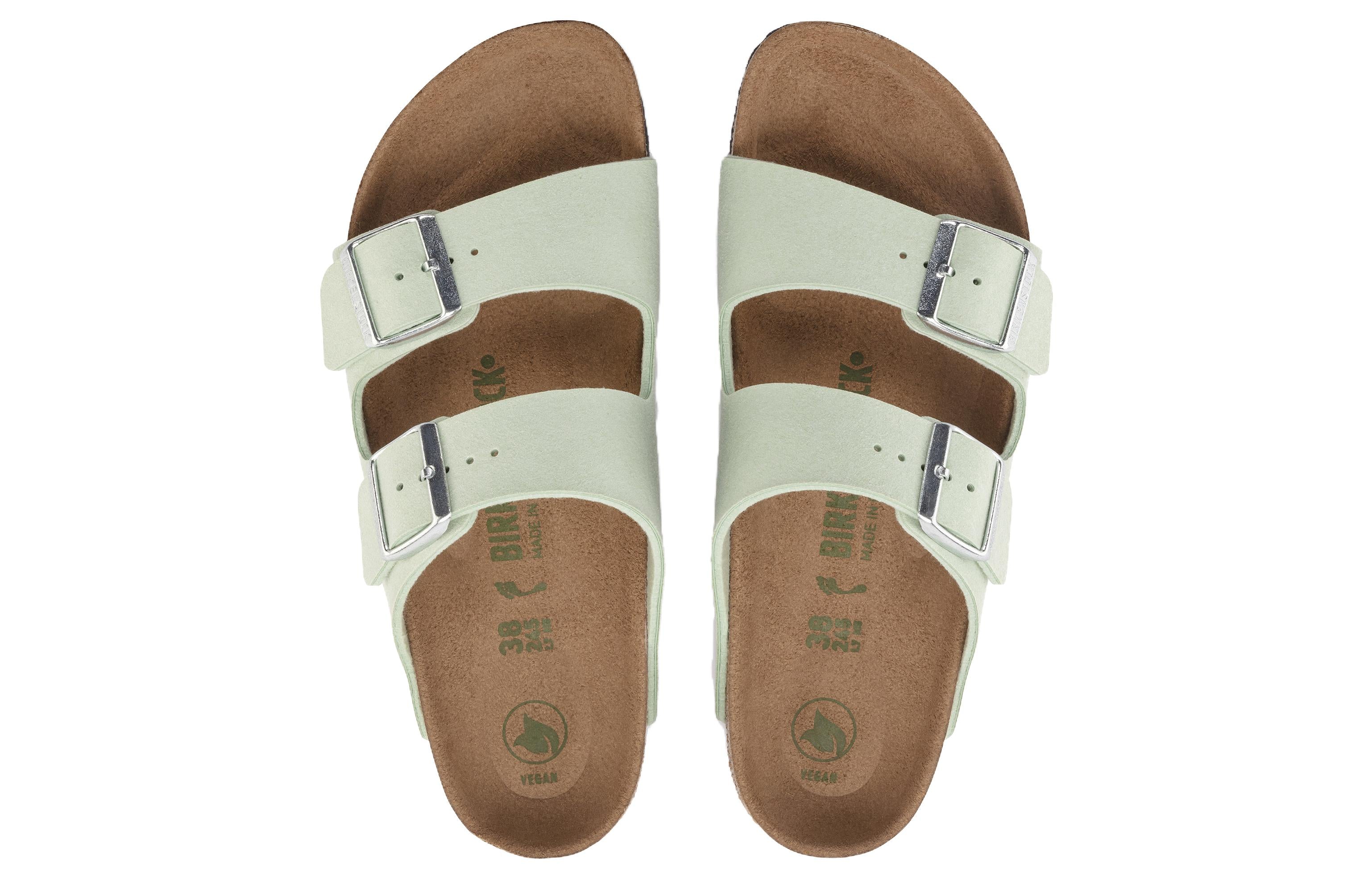 (W) Birkenstock Arizona Vegan Synthetik Narrow Fit 'Soft Birki Vegan Matcha' 圖 3