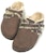 (W) Sandal Kulit Oiled Birkenstock Blair Shearling 'Coklat' 1020390