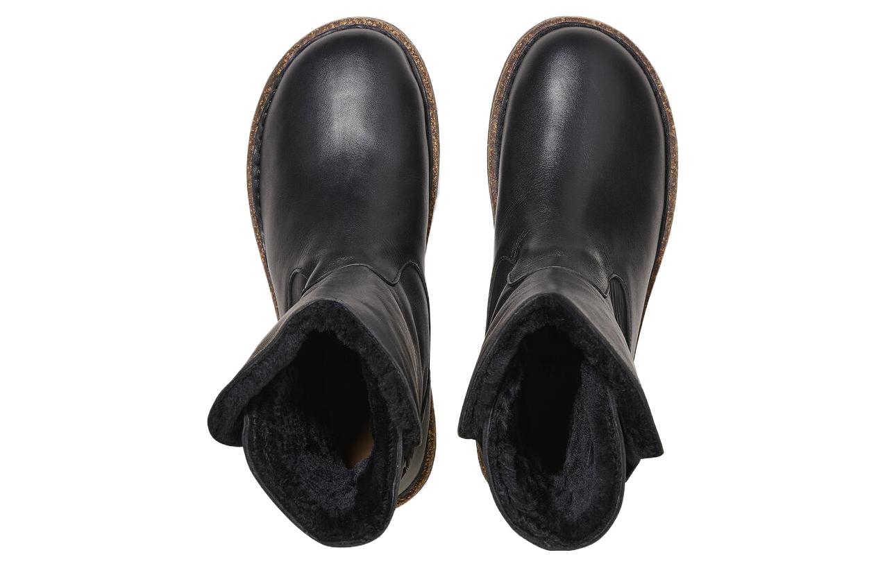 (W) Birkenstock Boot 'Classic Round Toe Black Sheepskin' 圖 5