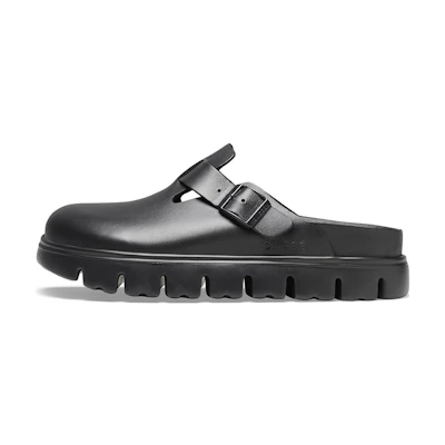 (W) Birkenstock Boston 'Black Leather'