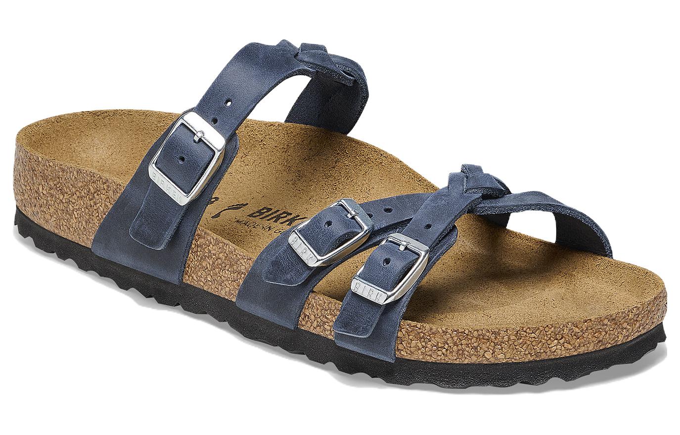 (W) Birkenstock Boston 'Blue Leather' 圖 2