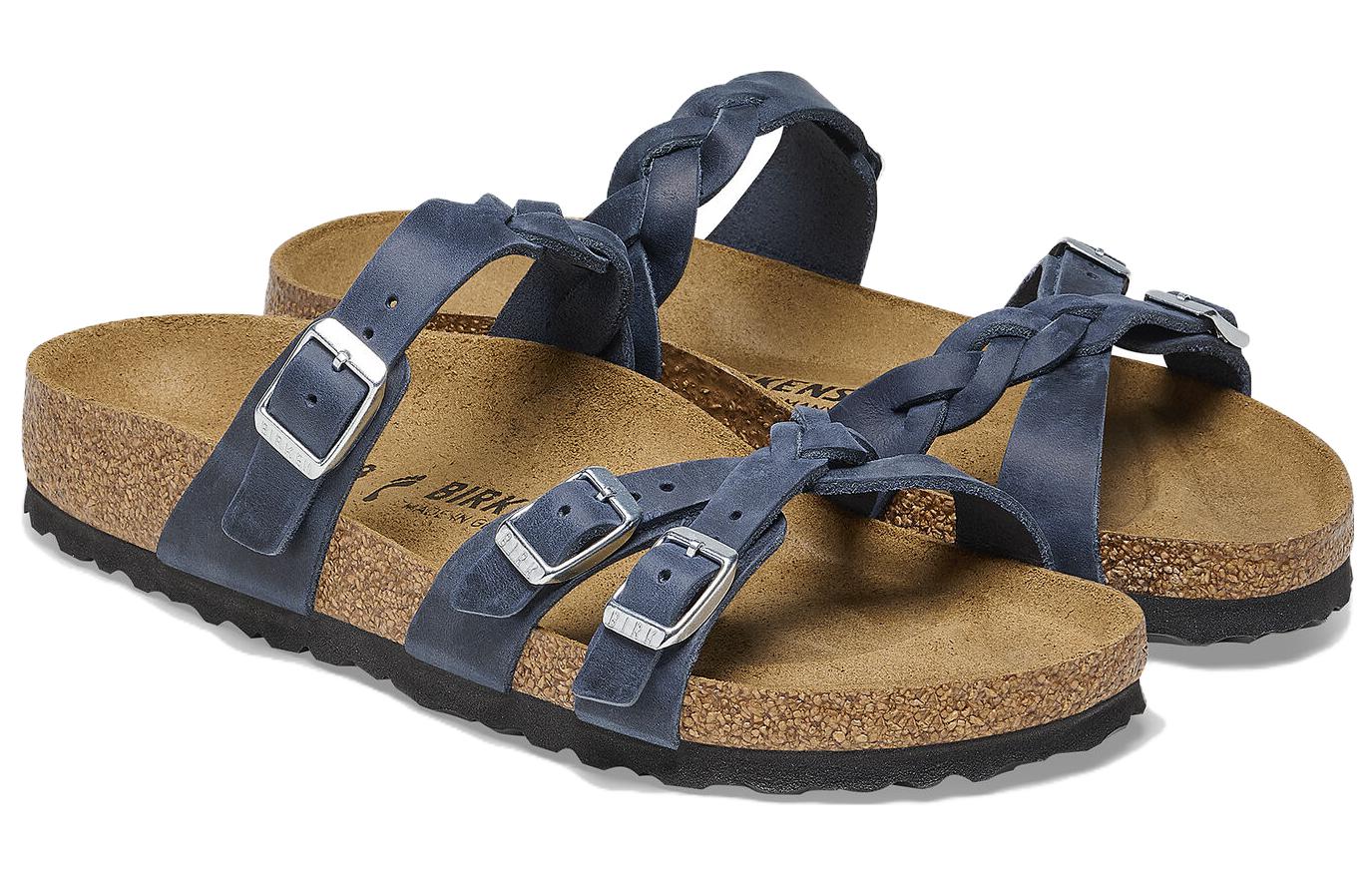 (W) Birkenstock Boston 'Blue Leather' 圖 3