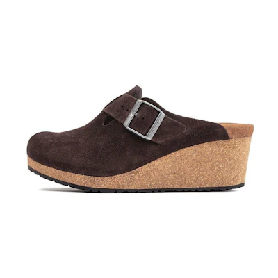 (W) Birkenstock Boston 'Deep Brown'