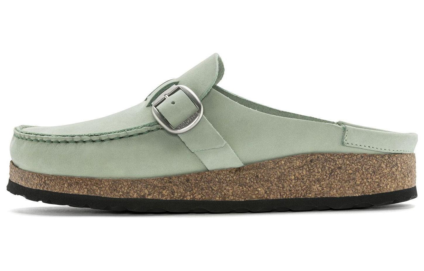 (W) Birkenstock Boston 'Matcha Green'