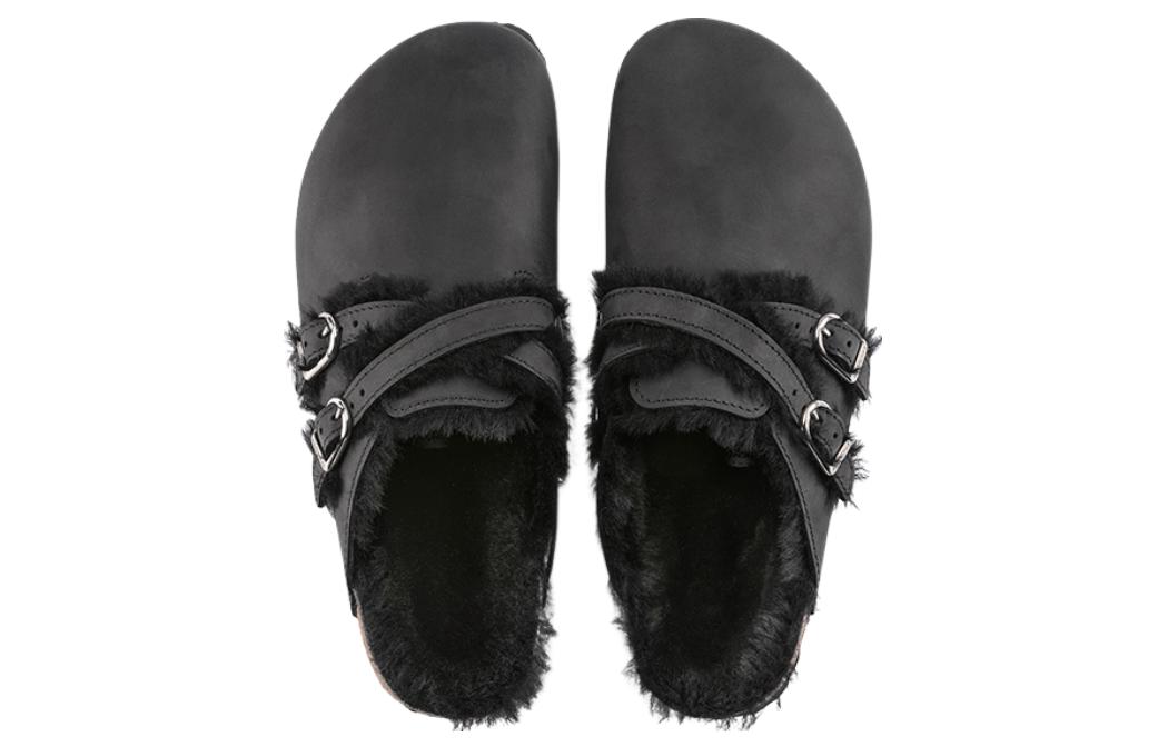 (W) Birkenstock Boston 'Narrow Black Leather' 圖 5