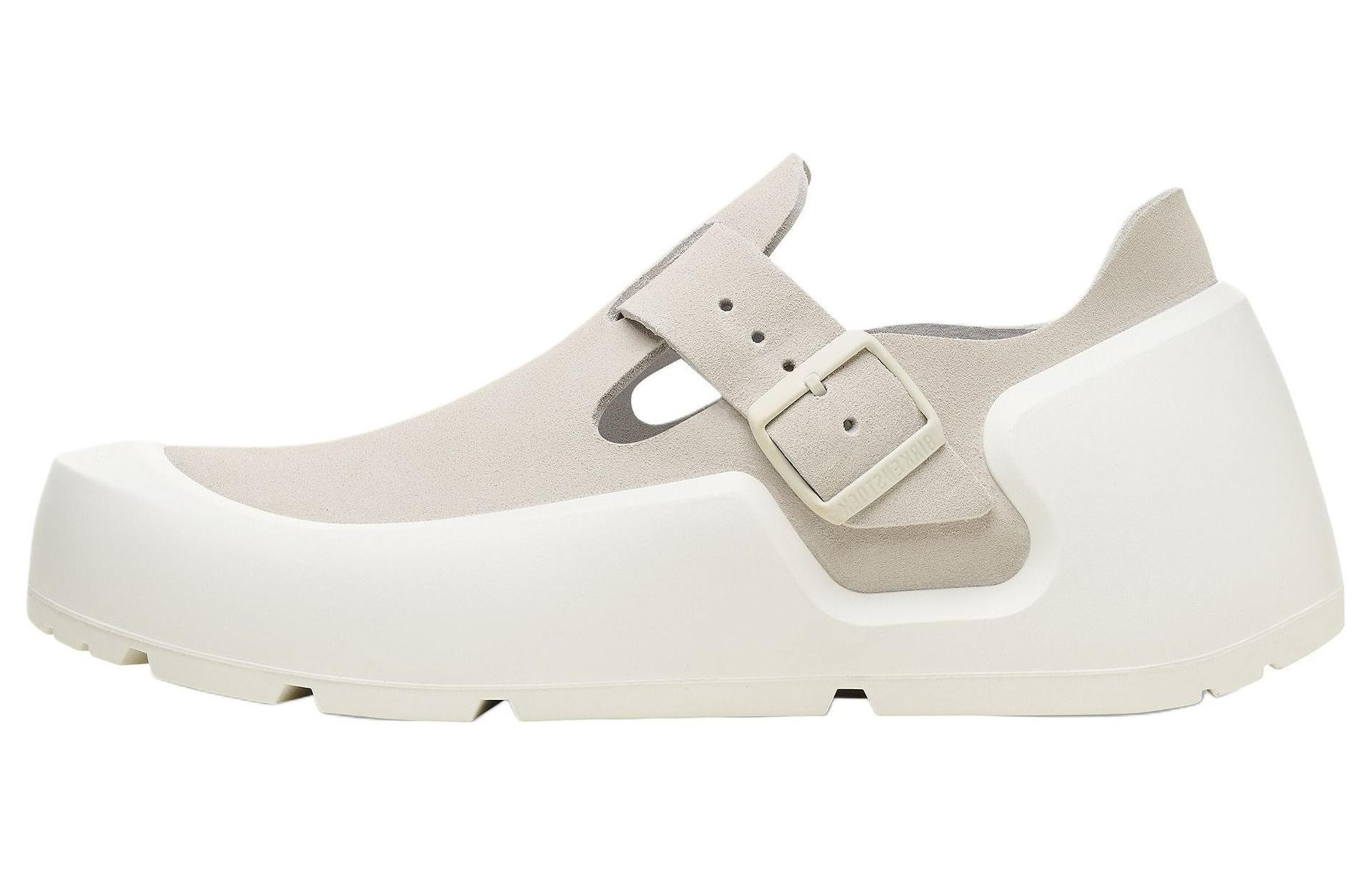 (W) Birkenstock Boston 'Narrow White Leather'