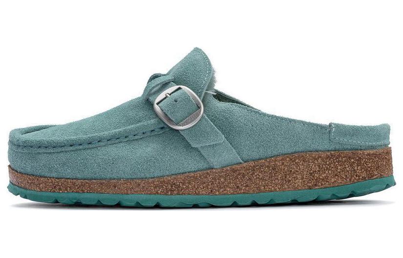 (Women) Birkenstock Boston 'Peacock Green Narrow' 1023437
