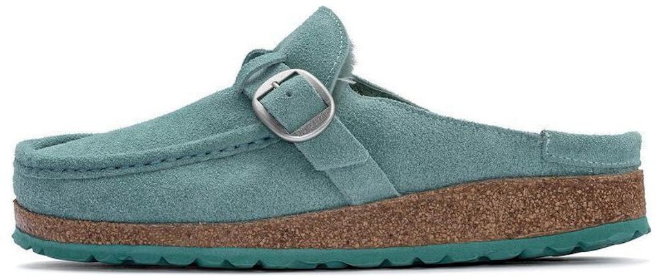 (Women) Birkenstock Boston 'Peacock Green Narrow' 1023437 Buy (Women) Birkenstock Boston 'Peacock Green Narrow' 1023437