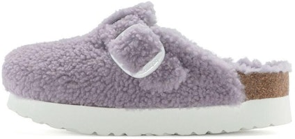 (Women) Birkenstock Boston 'Purple Fuzzy Comfort' 1024964 (Women) Birkenstock Boston 'Purple Fuzzy Comfort' 1024964