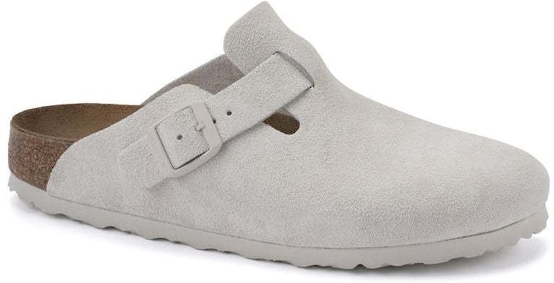 (W) Birkenstock Boston Suede Putih Antik 1024731 Order (W) Birkenstock Boston Suede Putih Antik 1024731
