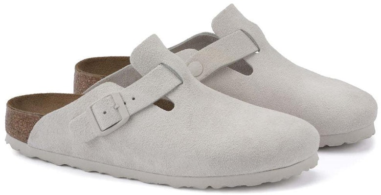 (W) Birkenstock Boston Suede Putih Antik 1024731 Lookbook (W) Birkenstock Boston Suede Putih Antik 1024731