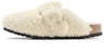 (W) Birkenstock Boston Big Buckle Shearling Narrow Fit 1025664 'Eggshell' Edisi Lelaki 1025664/1025678