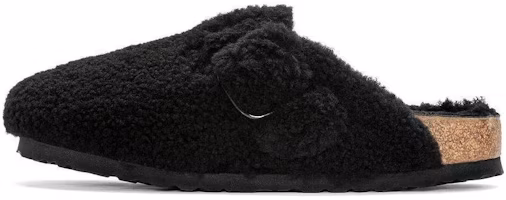 (W) Birkenstock Boston Big Buckle Shearling Narrow Fit 'Hitam' 1025700 Buy (W) Birkenstock Boston Big Buckle Shearling Narrow Fit 'Hitam' 1025700