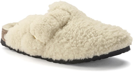 柏肯 羊皮毛一體 簡約舒適 時尚涼拖 女款 米色 Lookbook 柏肯 羊皮毛一體 簡約舒適 時尚涼拖 女款 米色