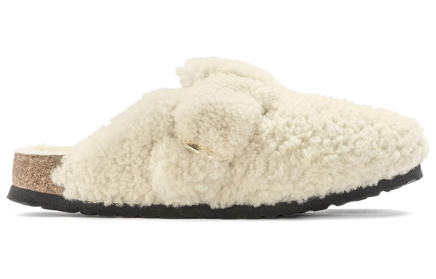Lookbook (W) Birkenstock Boston Big Buckle Shearling Schmal 1025664 ''Eierschale'' 1025664/1025678