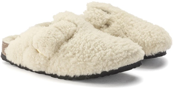 柏肯 羊皮毛一體 簡約舒適 時尚涼拖 女款 米色 Shop 柏肯 羊皮毛一體 簡約舒適 時尚涼拖 女款 米色