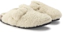 Shop (W) Birkenstock Boston Big Buckle Shearling Narrow Fit 1025664 'Eggshell' Edisi Lelaki 1025664/1025678