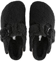 (W) Birkenstock Boston Big Buckle Shearling Narrow Fit 'Hitam' 1025700 Shop (W) Birkenstock Boston Big Buckle Shearling Narrow Fit 'Hitam' 1025700