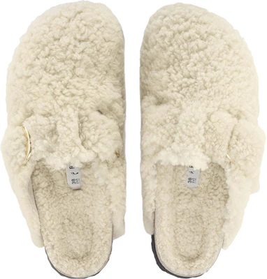 (W) Birkenstock Boston Big Buckle Shearling Schmal 1025664 ''Eierschale'' 1025664/1025678 Details for (W) Birkenstock Boston Big Buckle Shearling Schmal 1025664 ''Eierschale'' 1025664/1025678