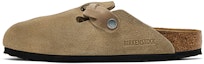 Lookbook (W) Sandal Kulit Suede Terkepang Birkenstock Boston 'Taupe' 1026694